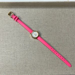 Kate spade hot pink watch. Genuine leather